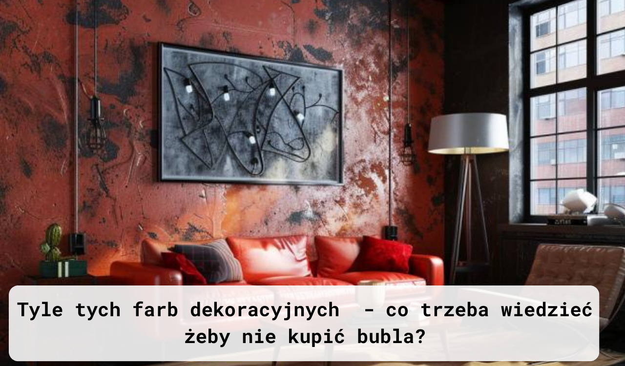 Tyle tych farb dekoracyjnych – co trzeba wiedzieć żeby nie kupić bubla?