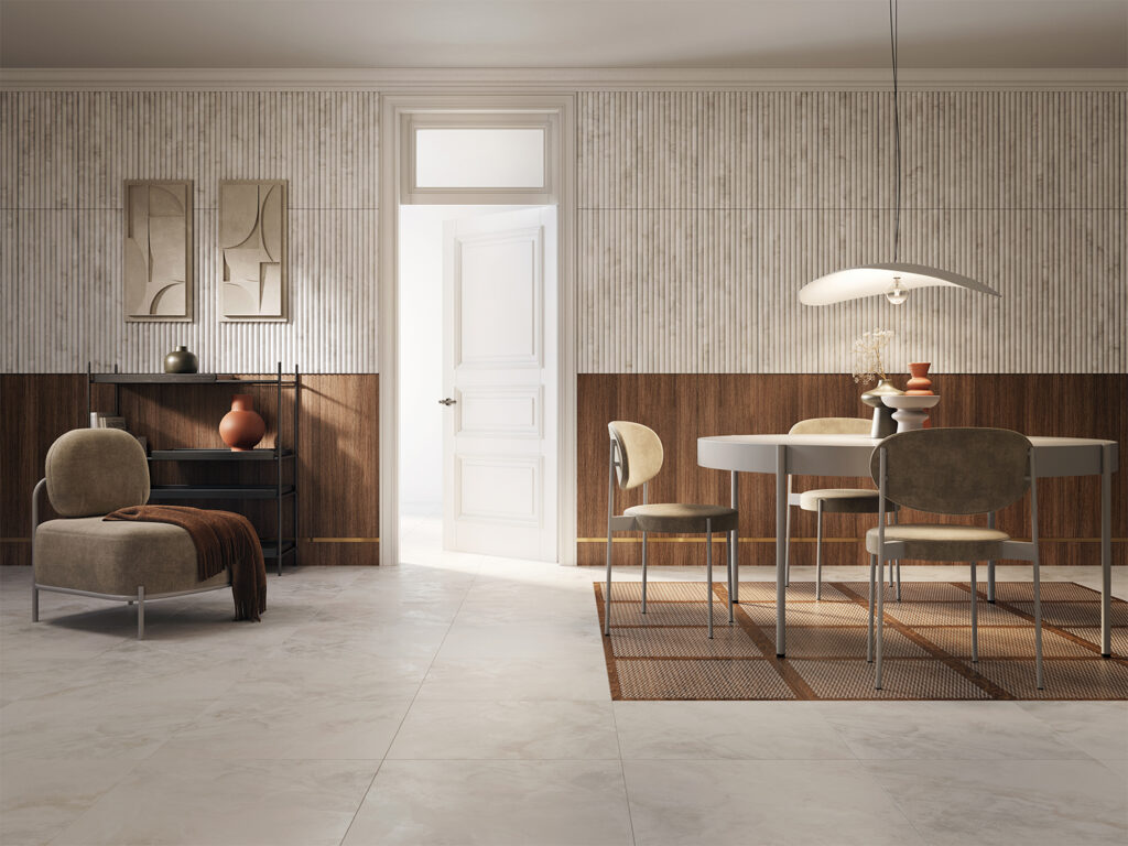 Płytki podłogowe do kuchni z kolekcji Cadence od Tubądzin