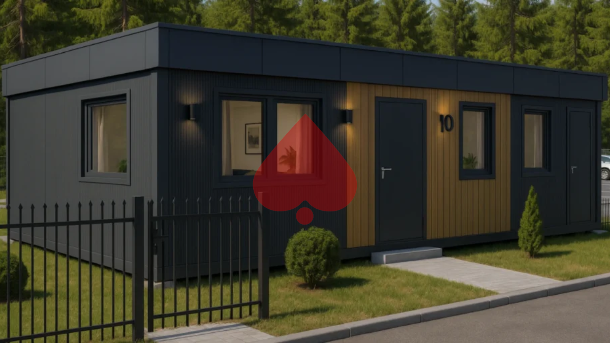 kontener mieszkalny pawilon