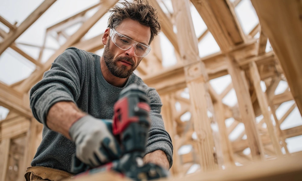 Prace budowlane - Łączenie Konstrukcji