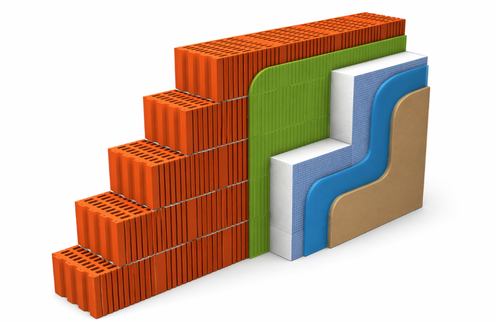 Ściana wielowarstwowa (z dociepleniem)