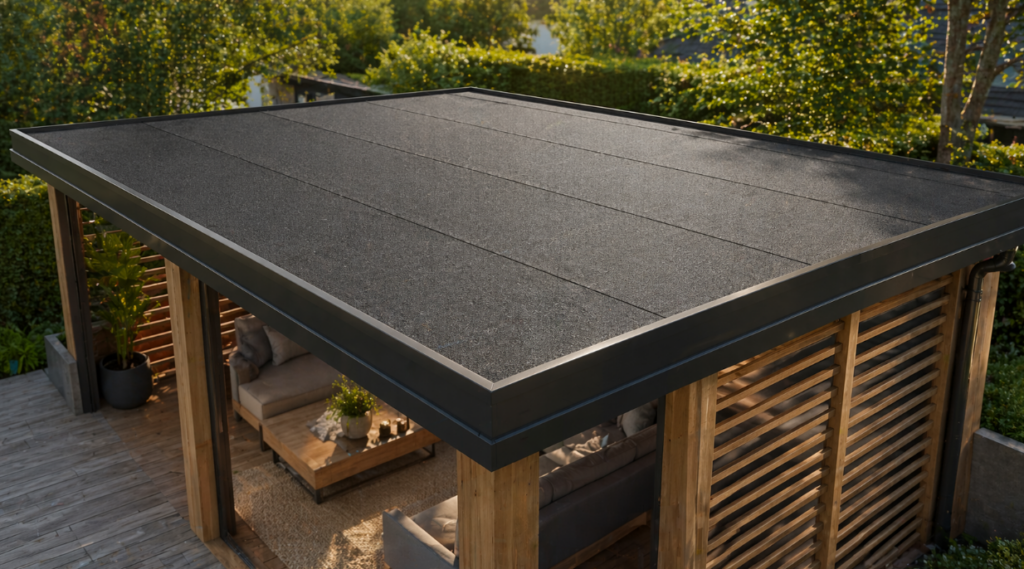 Papa bitumiczna pokrycie altany