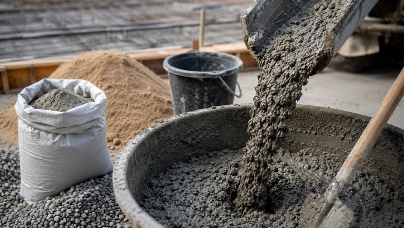 Ile cementu na kubik betonu? Konkretne ilości, proporcje i przeliczenie na worki